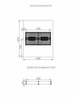 Пергола с диваном без поликарбоната МФ 78.04.02-01