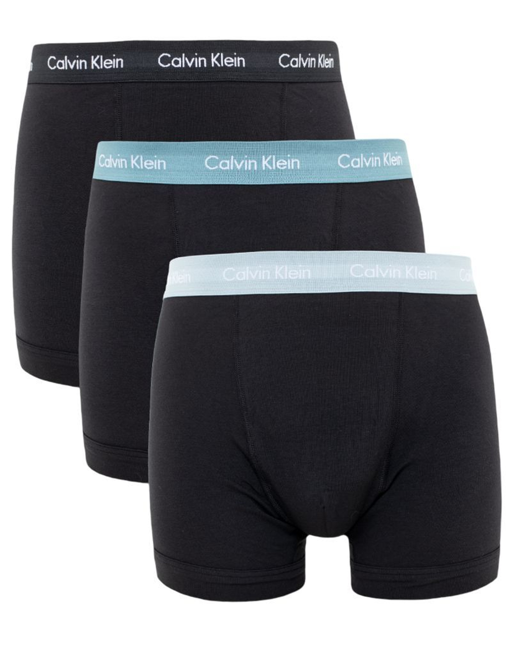 Боксерки теннисные Calvin Klein Cotton Stretch 3P - Black