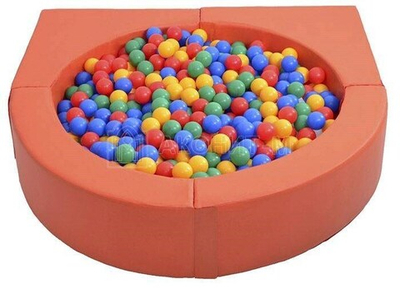 Сухой бассейн-трансформер Круглый 4 элемента (144х30х15)