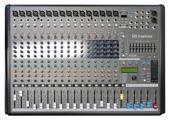 AXELVOX Axelvox M16DB - Микшерный пульт 16 микрофонных/16 линейных входов