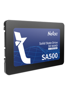 Ssd накопитель Netac SSD SA500 960GB 2.5 SATAIII 3D NAND, R/W up to 530/475MB/s, TBW 480TB, 3y wty