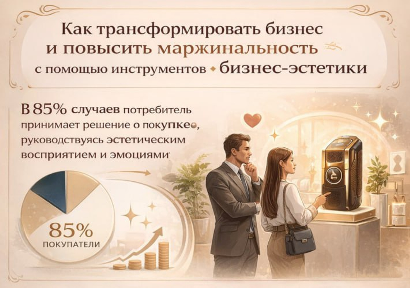 Как трансформировать бизнес и повысить маржинальность с помощью инструментов бизнес-эстетики