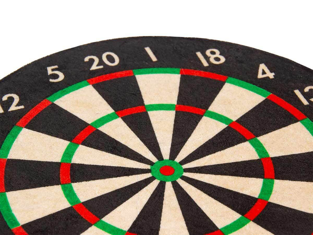 Мини-дартс настольный Stinger, на подставке, 3 дротика, доска сизаль, 150мм (SG-DDB6)