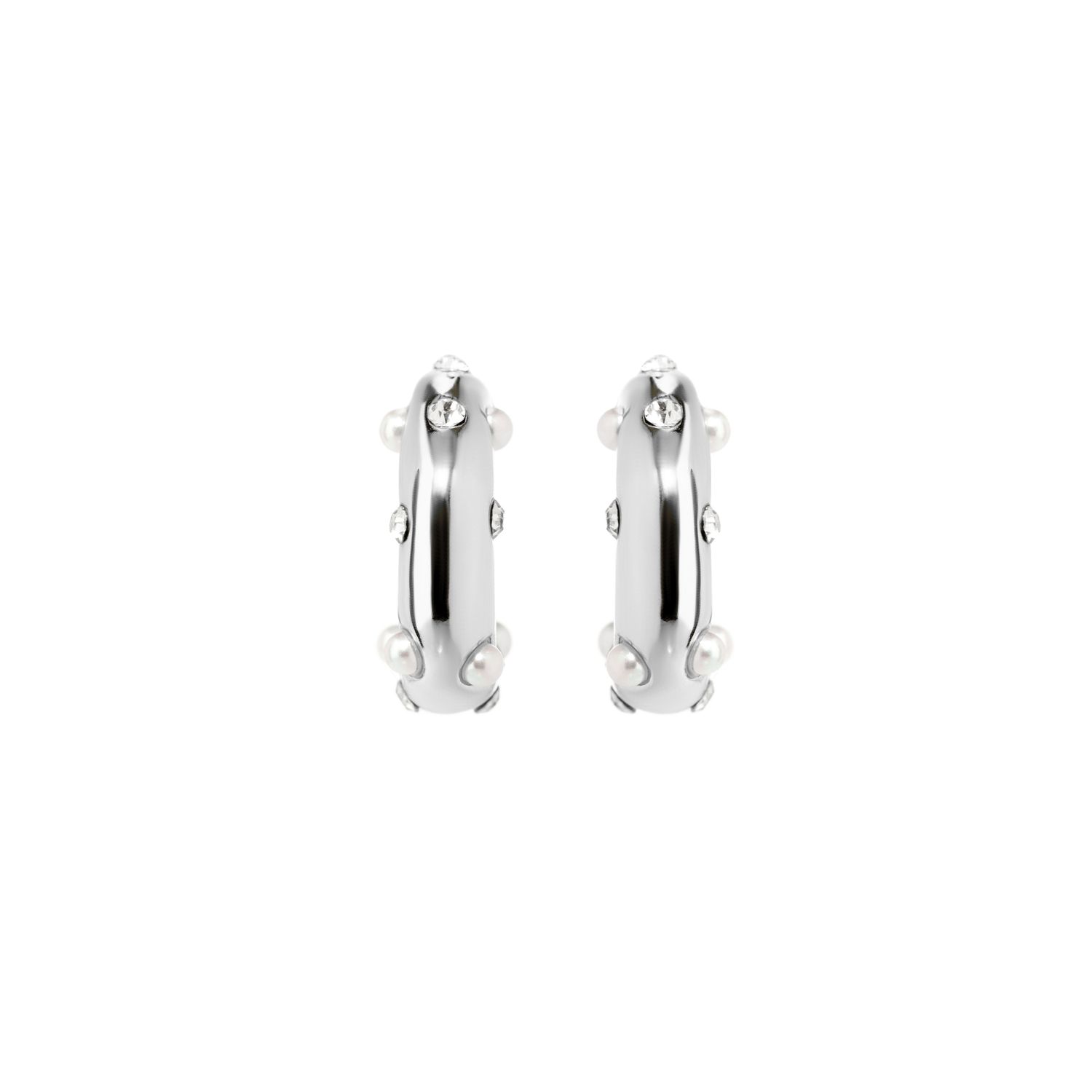 Серьги Pearly Donut Earrings - Silver