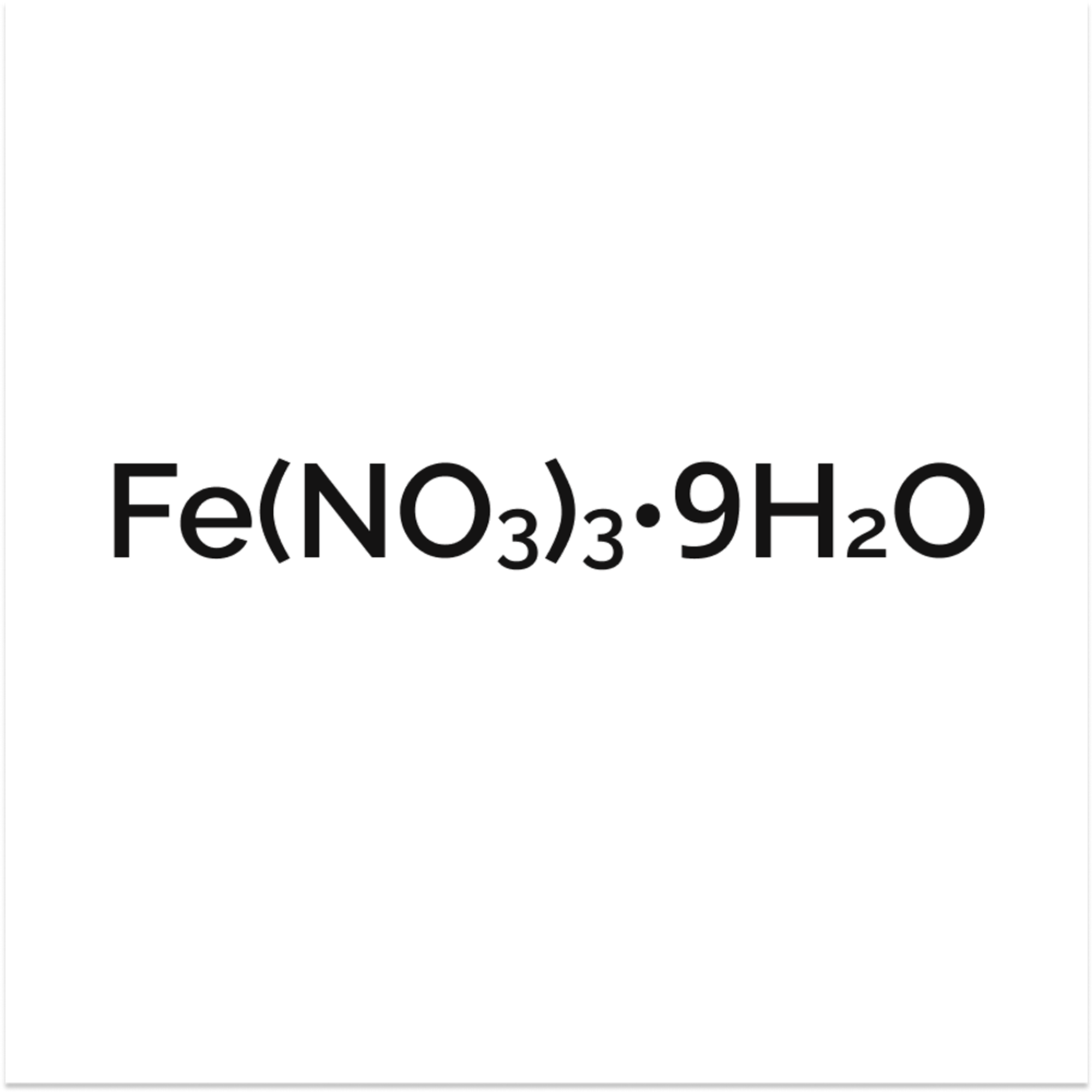 железо (III) азотнокислое 9-водное формула
