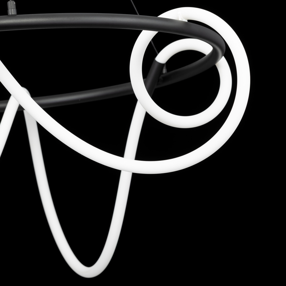 Citilux PYTHON CL220281 Люстра подвесная с пультом Чёрная