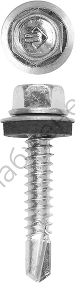 ЗУБР СКМ 38 х 6.3 мм, кровельный саморез, цинк, 1000 шт (4-300310-63-038)