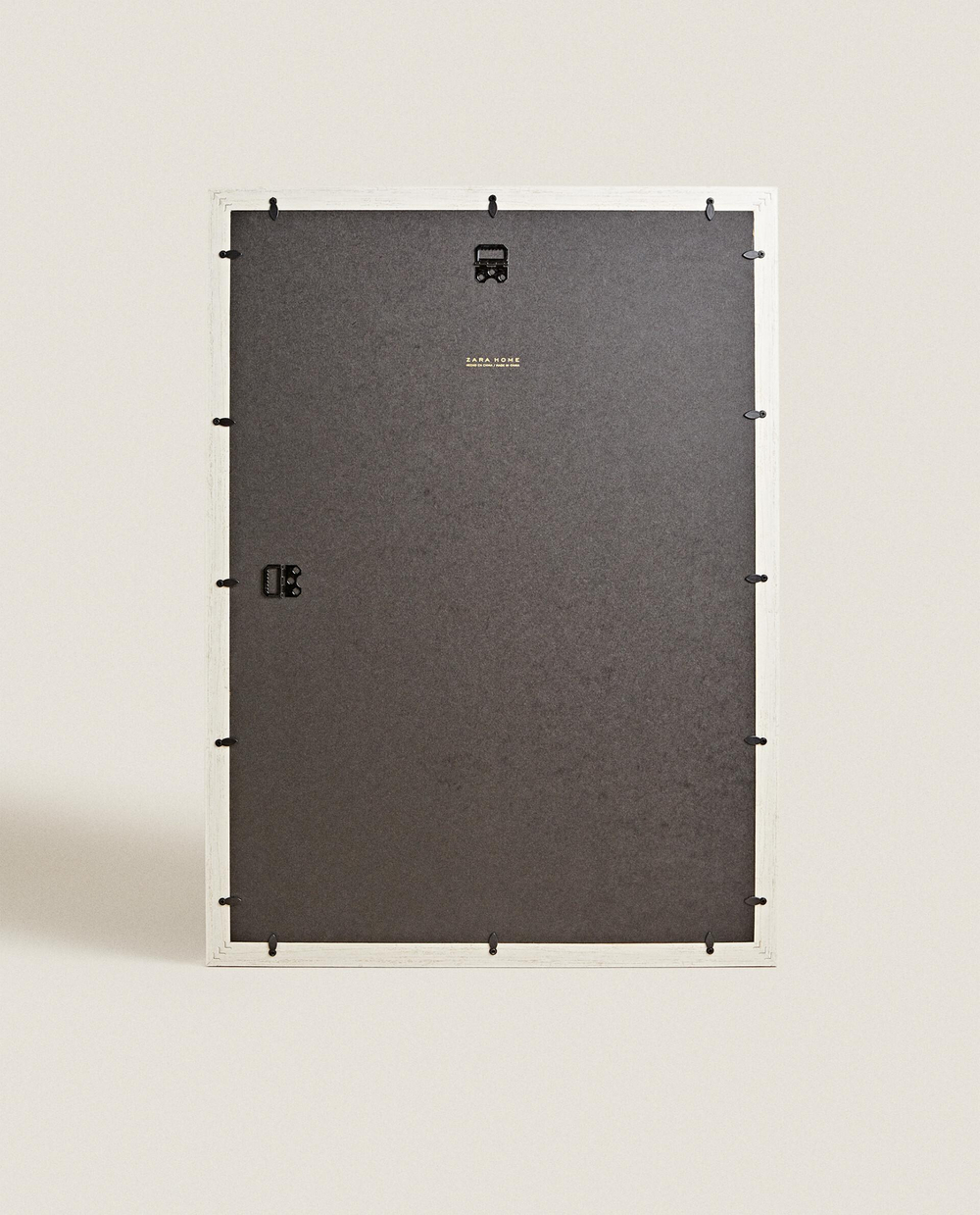 Zara Home Фоторамка из стекла, цвет белый, 19 см · 7367/045