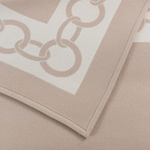 Плед Frette Chains Beige/Milk (130 x 200 см)