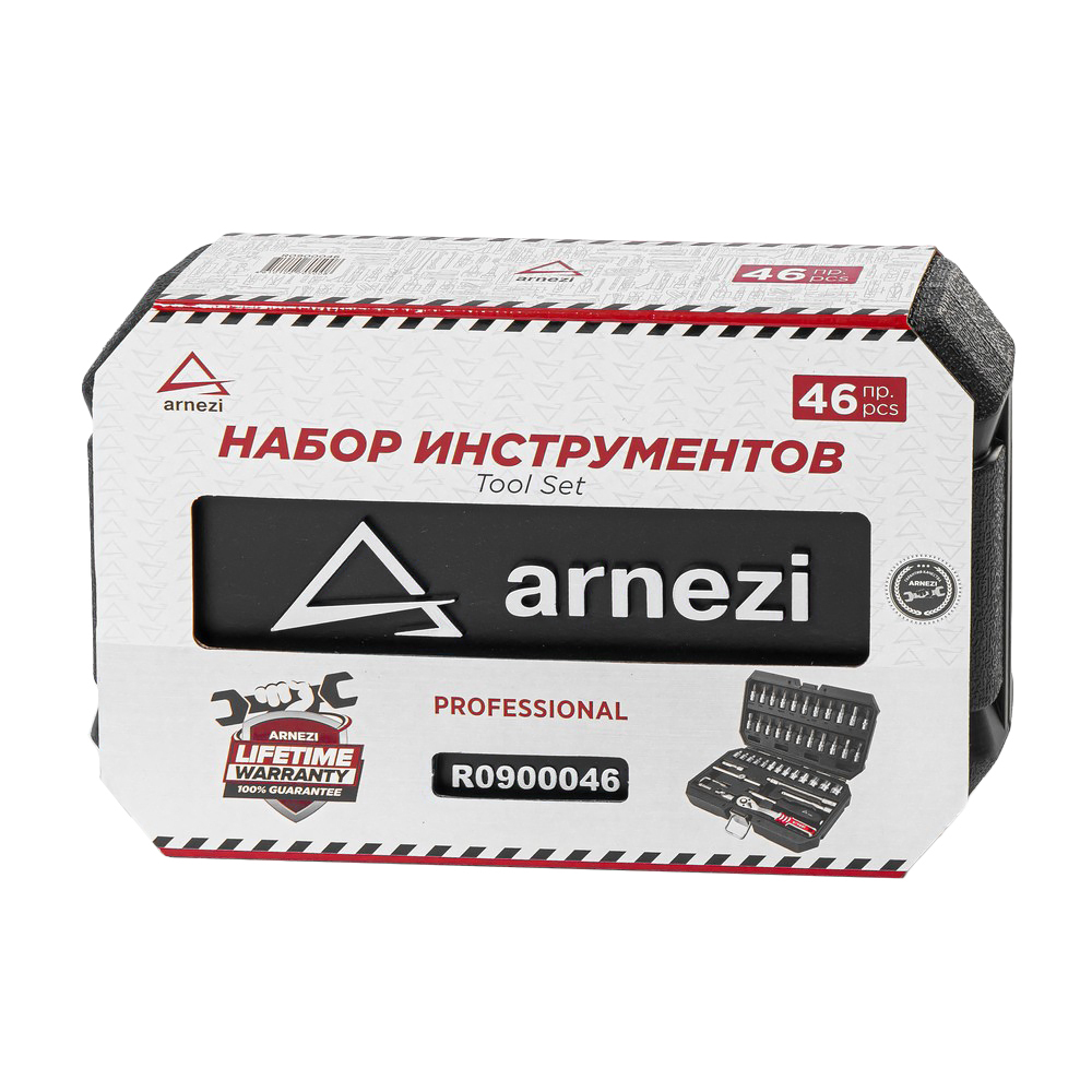 Набор инструментов 46 пр. 1/4"DR ARNEZI R0900046