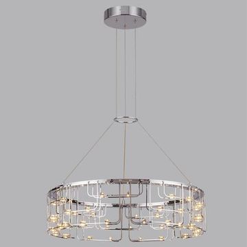 7059/44L HIGHTECH ODL26 Подвесной светильник  нерж/сталь хром IP20 LED 44W 3960Лм 3000K 220V ZAHA