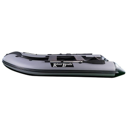 Лодка пвх riverboats (ривербот) rb - 320 нднд лайт (цвет: серый/чёрный)