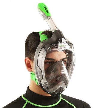 Маска полнолицевая Seac Magica Black/Lime