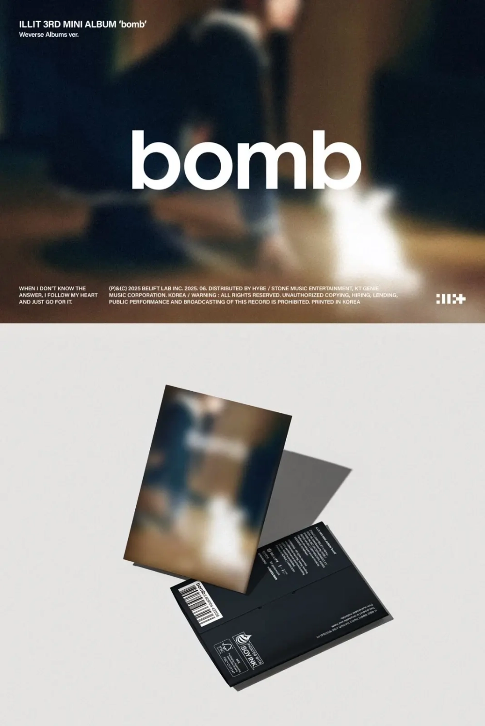Альбом ILLIT - bomb [Weverse Albums ver.]