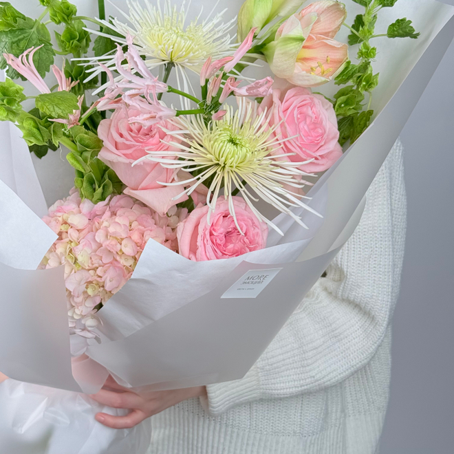 Авторский букет Мятная роза