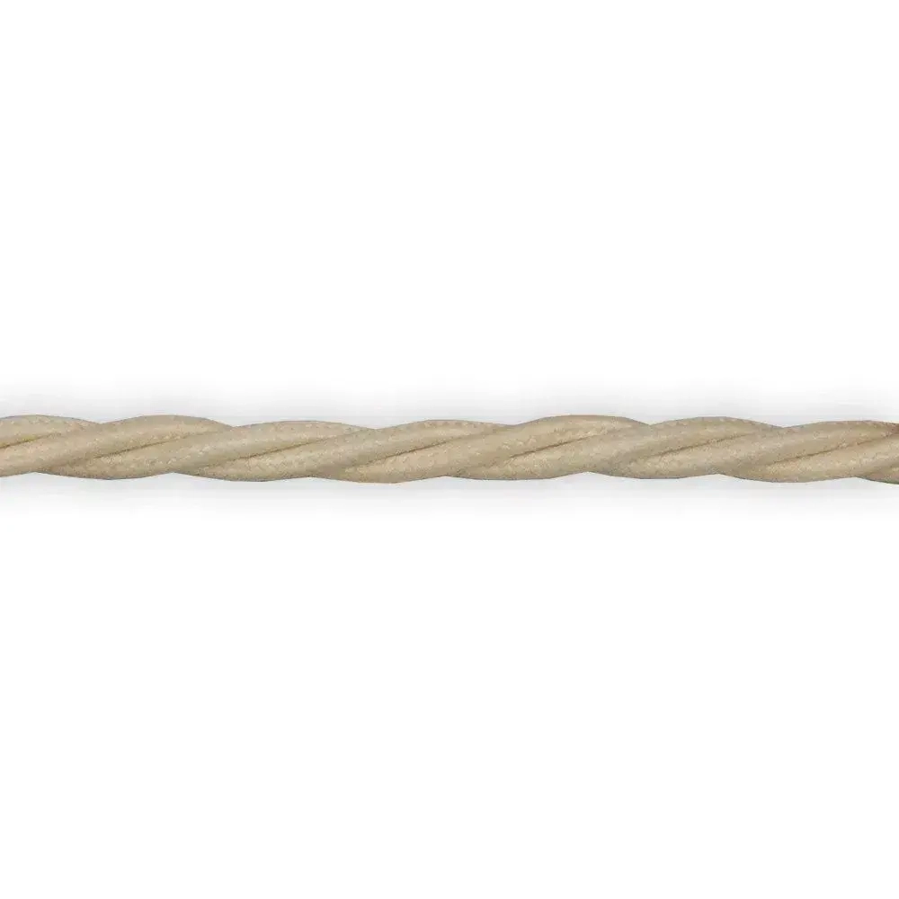 Ретро провод, витой кабель 20 метров 3x2.5 Retrika, слоновая кость, RP-32506-20