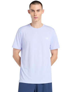 Теннисная футболка New Balance Sport Short Sleeve - light purple