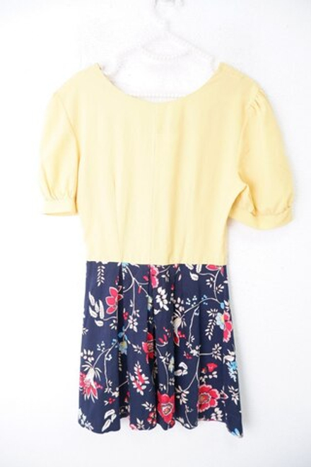 Платье летнее комбинированное 40 размер