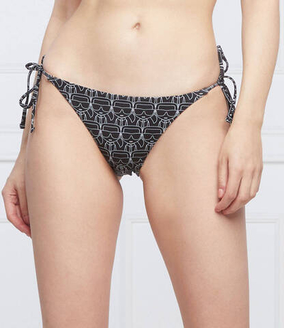 Трусики бикини Ikonic All-Over Karl Lagerfeld - черный(KL22WBT13)