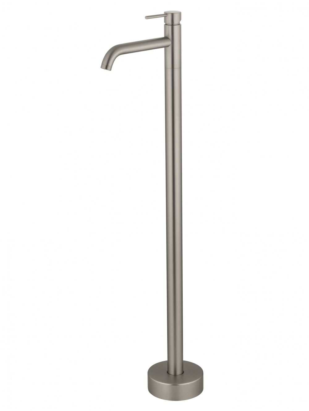Смеситель для раковины напольного монтажа WONZON & WOGHAND STICK, Брашированный никель (WW-88649905-BN)