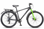 Велосипед 27.5" Stels Navigator-700 Курьер MD Z010 (2024) р.19" Черный матовый
