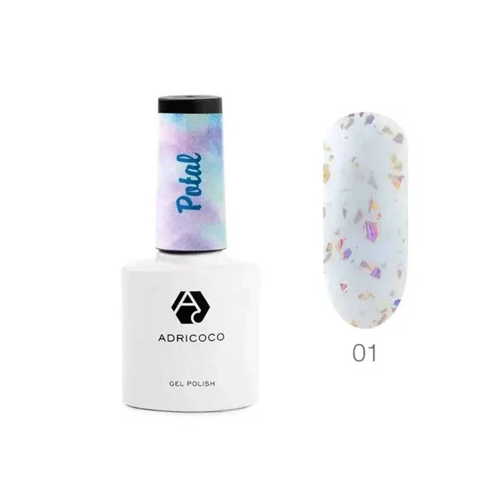 Гель-лак ADRICOCO Potal №01,(8мл)