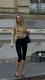 Велосипедки из бифлекса удлиненные