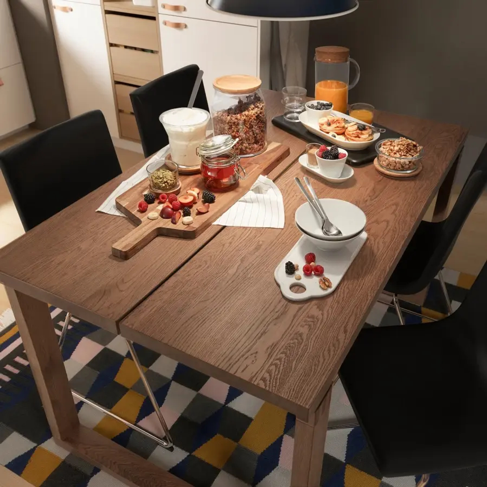 Стол обеденный - IKEA MÖRBYLÅNGA/MORBYLANGA, 140х85х75 см, МОРБИЛОНГА ИКЕА, коричневый
