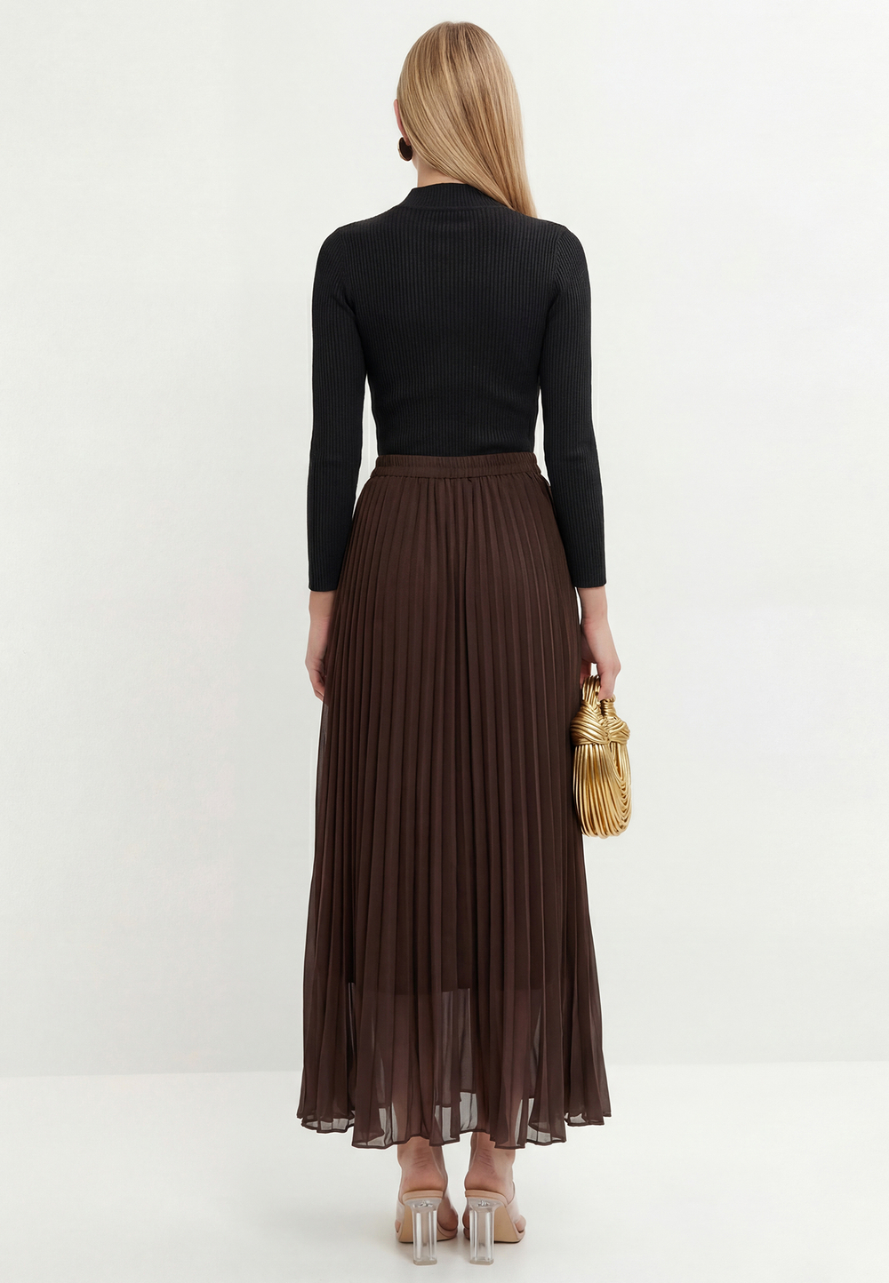 Водолазка в рубчик