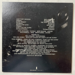 Винтажная виниловая пластинка LP Bad Company (Japan 1974) (No Obi) The Way I Choose