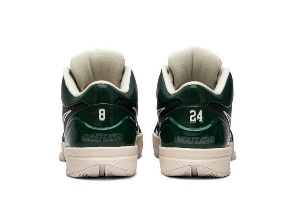 Кроссовки Undefeated X Nike Zoom Kobe 4 Protro Dark Green Bucks