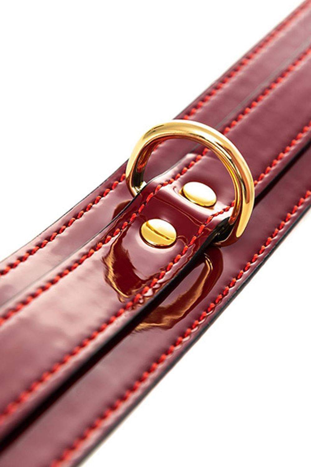 Красный ошейник 41см из лакированного материала ToyFa Theatre 703007