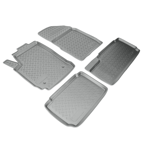 Ковры в салон Norplast/Unidec для Citroen Xsara Picasso в кузове N68 (1999-)Полиуретан,Серый, арт.NPL-Po-14-88-G