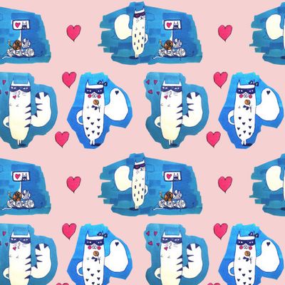 march cat love valentines day