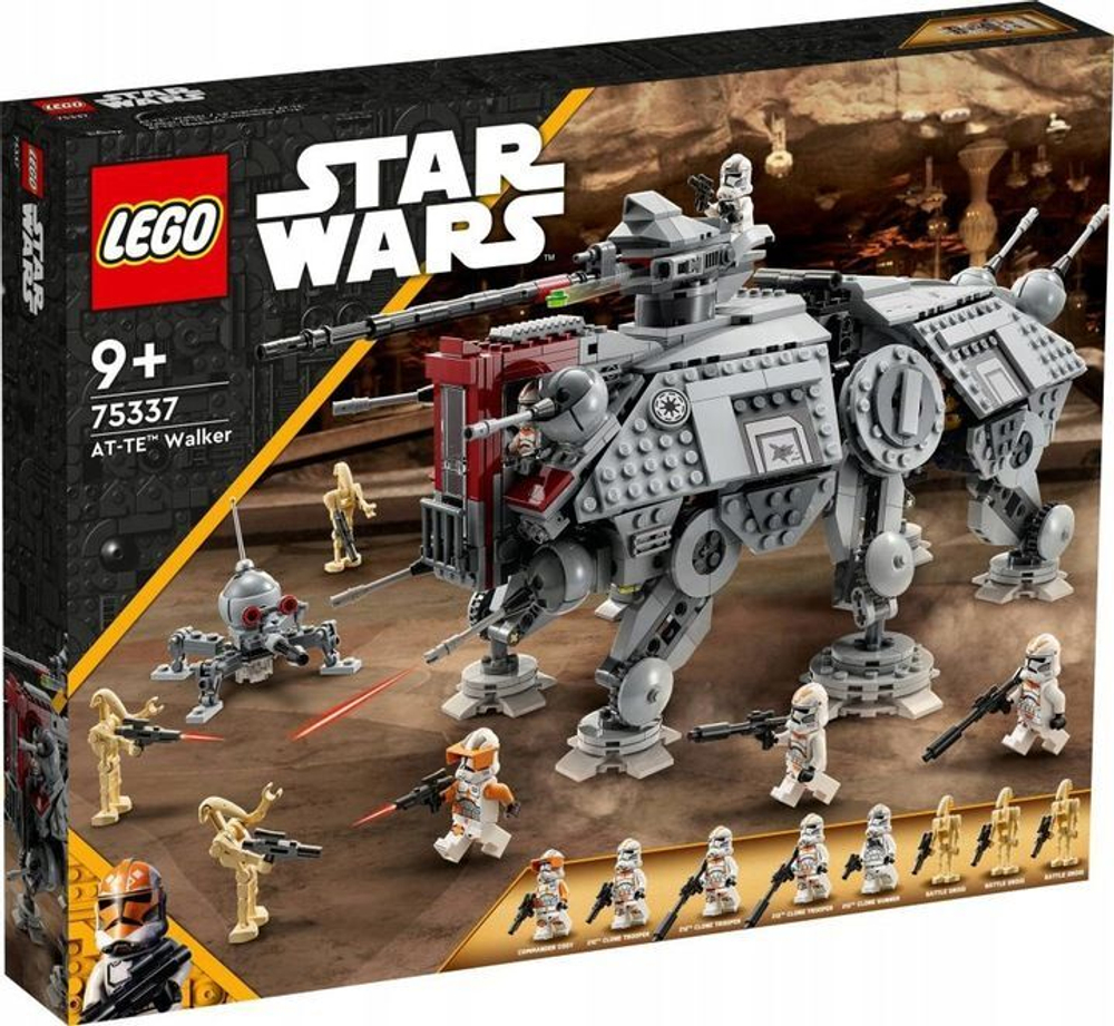 Конструктор LEGO STAR WARS AT-TE WALKER 75337 купить в Москве | Доставка по  России.