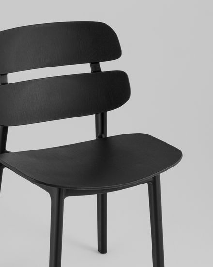 Стул обеденный Keny пластик черный