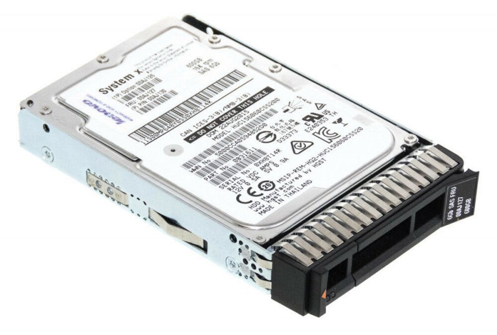 Жесткий диск IBM 600GB 15k 2.5in SFF SAS G3 00AJ130