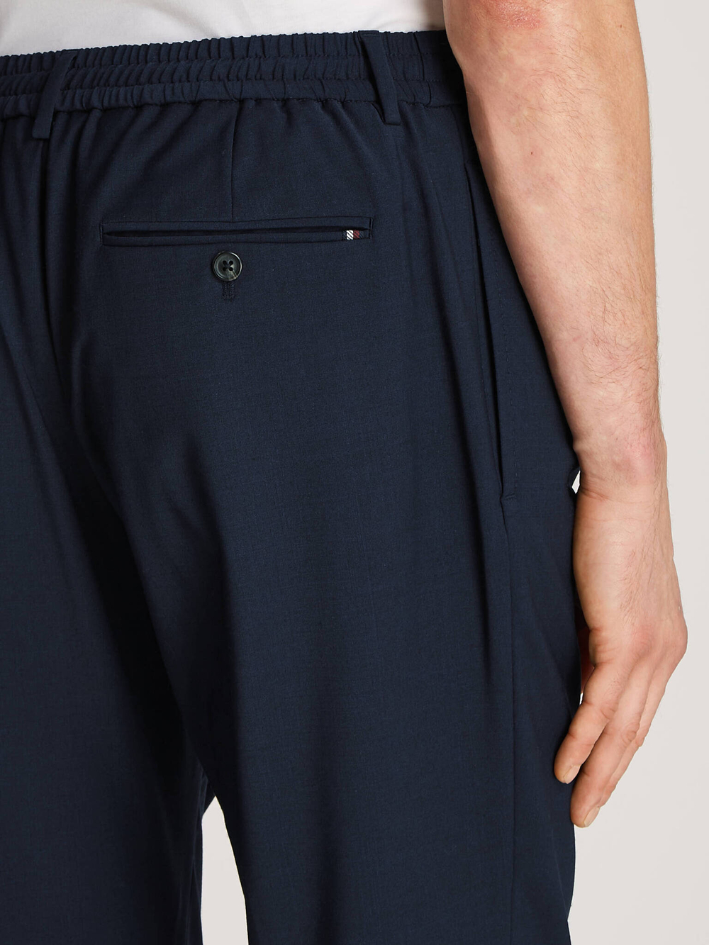 Хлопковые чиносы HARLEM Tommy Hilfiger - темно-синий(MW0MW36732)