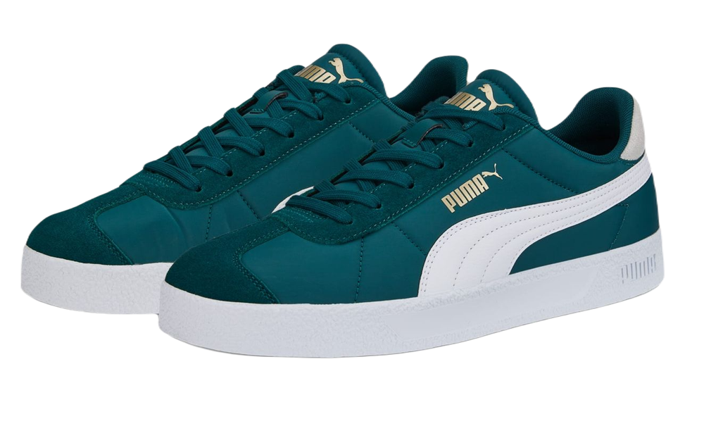 Мужские кроссовки Puma Club Nylon - varsity green/puma white/puma team gold