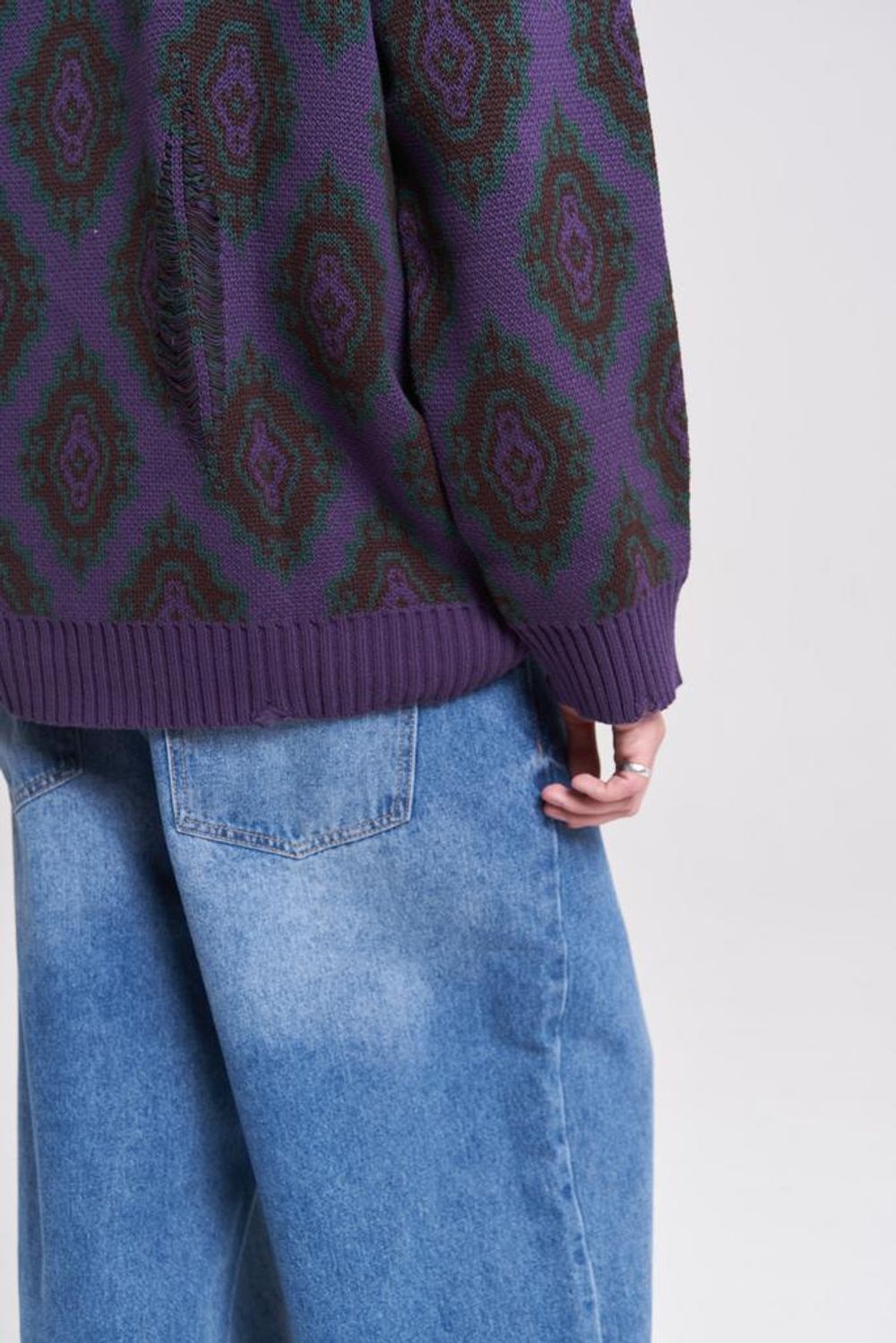 Свитер Idel История фиолетовый