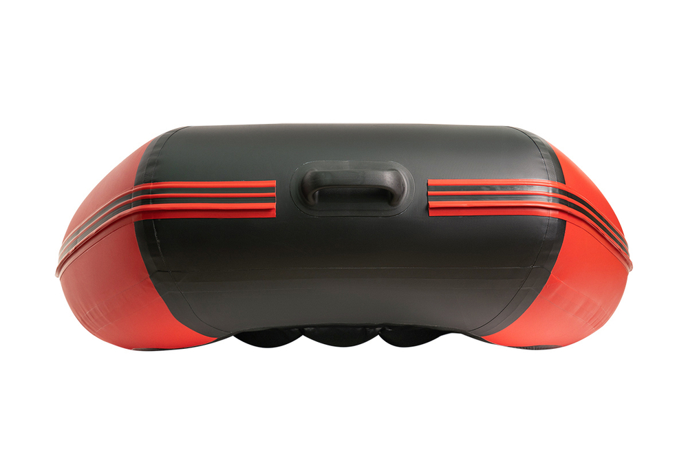 YACHTMAN-280 МНД НАДУВНОЕ ДНО (Яхтман) красный-черный (лодка ПВХ с усилением)