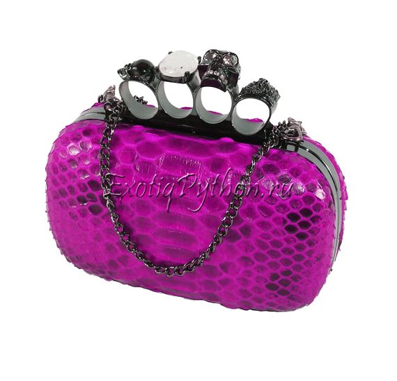 Клатч из кожи питона CL-86