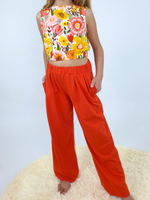 02-162-3 Комплект для девочки (топ+ брюки)