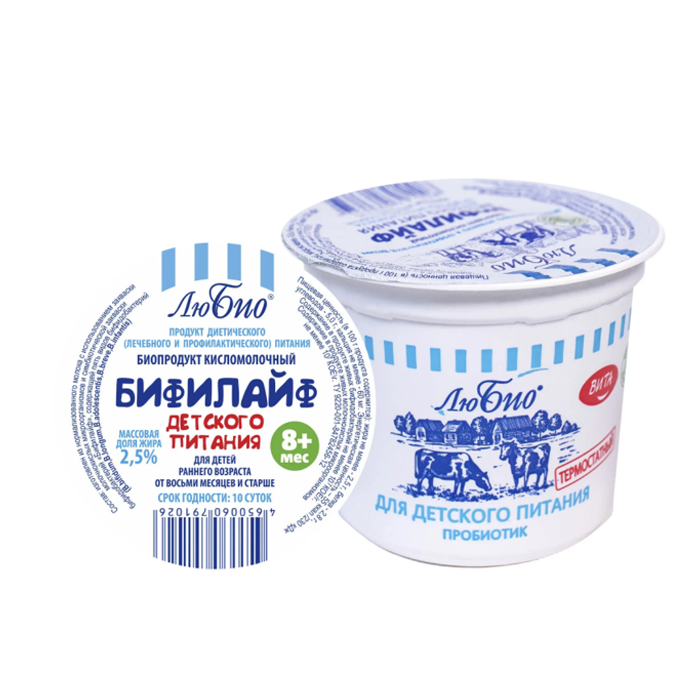 Биопродукт "БИФИЛАЙФ" 2,5% (с 8 мес.) 125г
