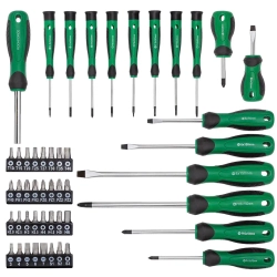 Отвертки в комплекте с битами, набор 50пр. RockFORCE RF-7050