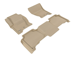 Коврики салона для Land Rover Discovery 4 Sotra 3D Lux бежевые. Артикул ST 74-00663