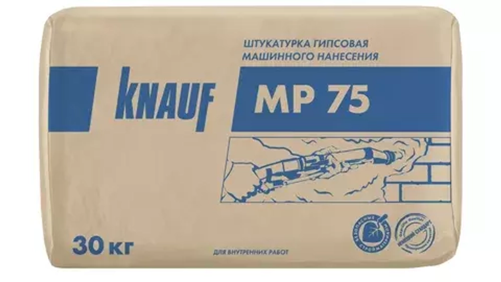 8281 АКЦИЯ!!! Штукатурка гипсовая Knauf MP-75 30кг