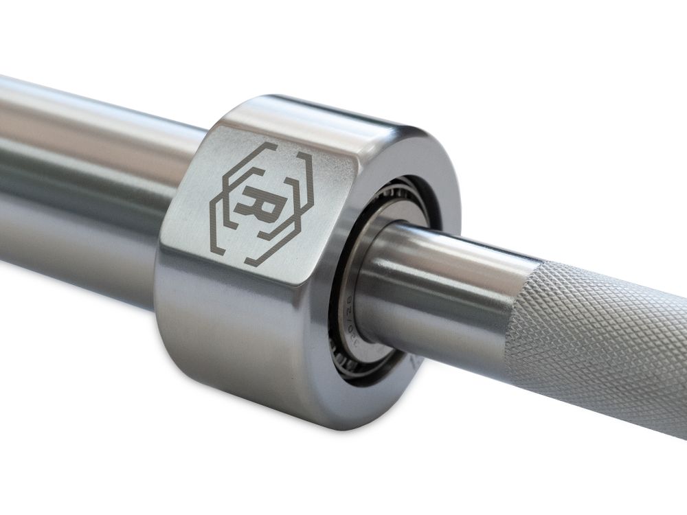 Гриф олимпийский прямой 86&quot;, до 679 кг, с упорным подшипником REBEL