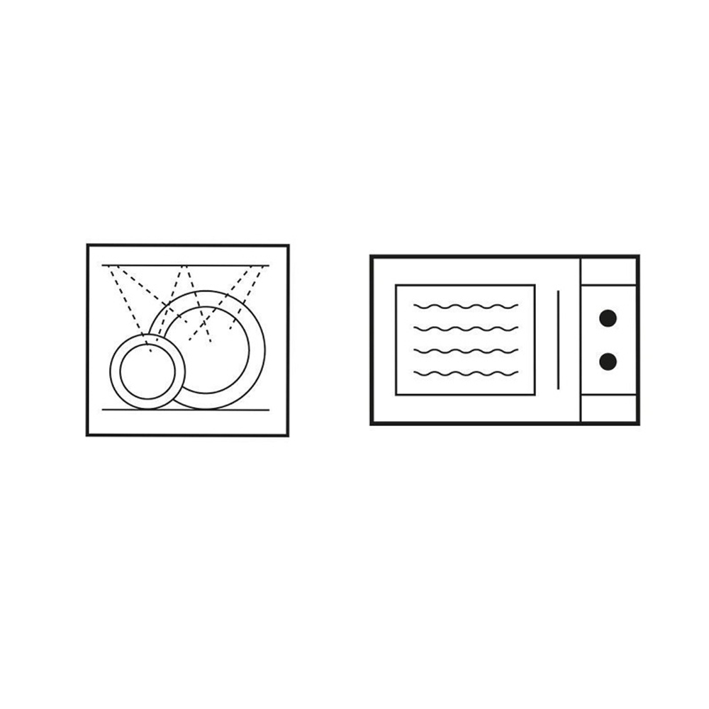 Тарелка "Шахматный кролик" 21x18x4см Керамика