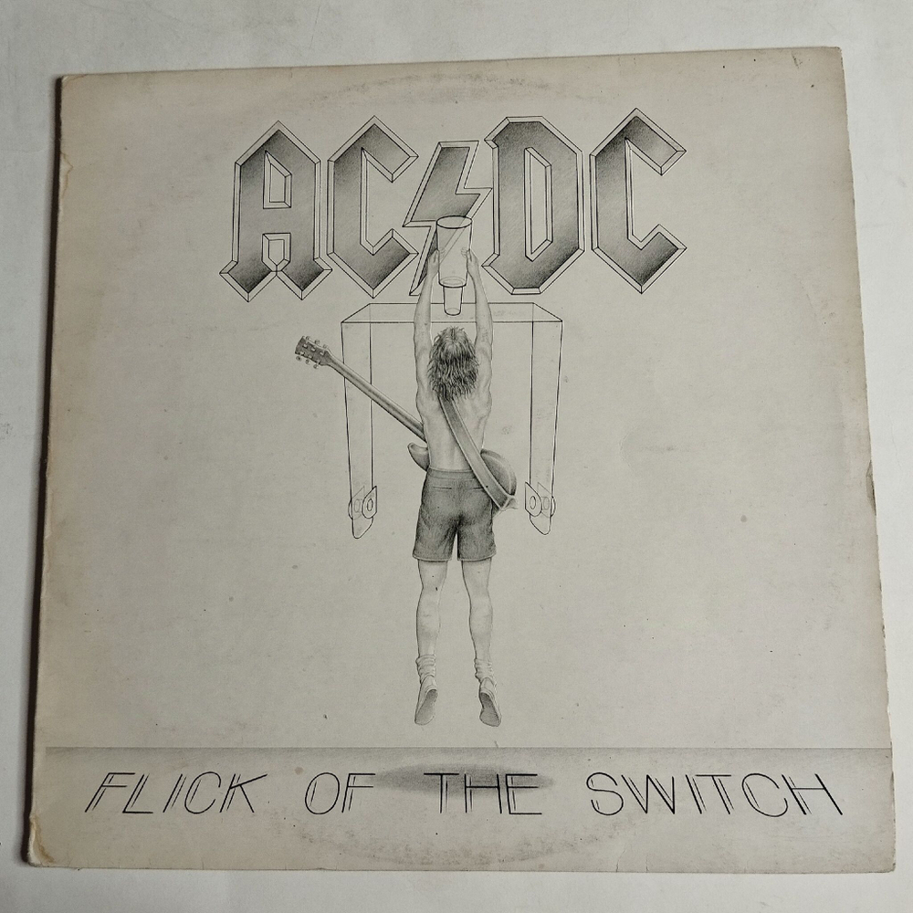 Винтажная виниловая пластинка LP AC DC Flick Of The Switch (Югославия 1984)